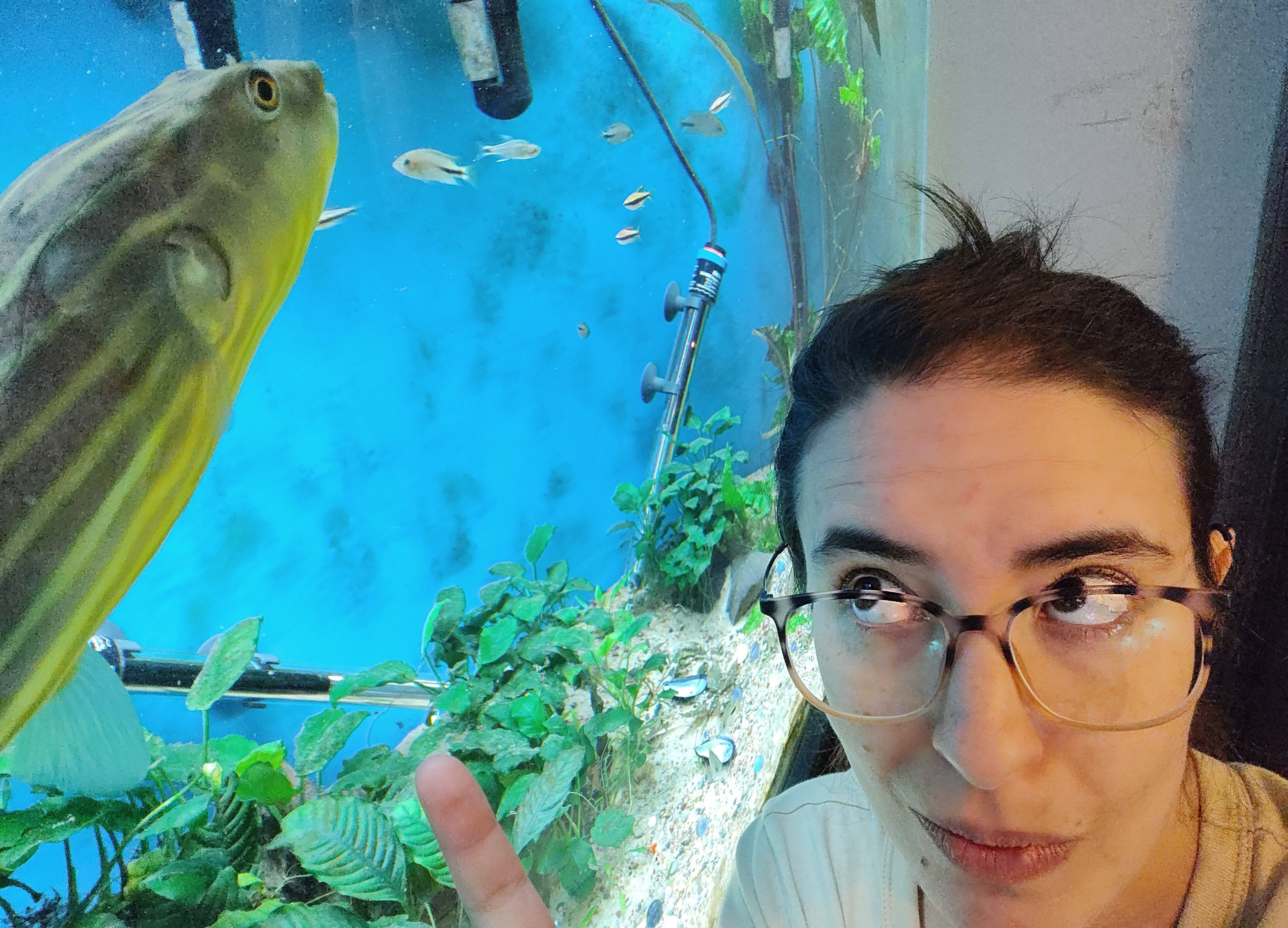 Rebeca and Puffer Fish
